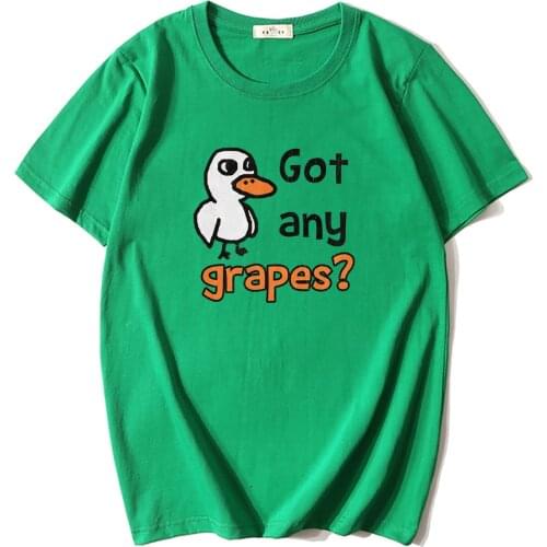 Fashion short sleeve 100% cotton Men t-shirt cartoon duck print plus size men tshirt tops High Quaity Men Clothing Comfortable