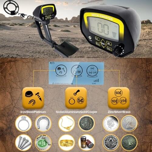 MD4060 Professional Metal Detector Underground Metal Detector Pinpointer Gold Detectors Jewelry Treasure Hunter High Sensitivity