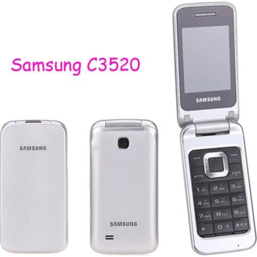 Refurbished Original SAMSUNG C3520 Mobile Phone Samsung C3520 Unlocked Cellphone