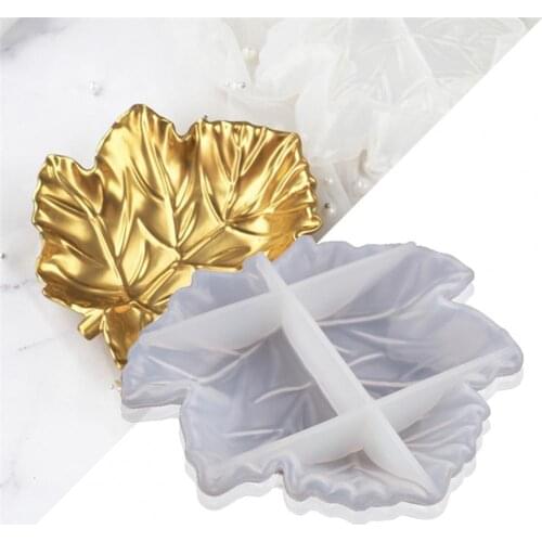 Maple Leaf Petal Silicone Mold Craft Resin Epoxy Ashtray Container Home Decor
