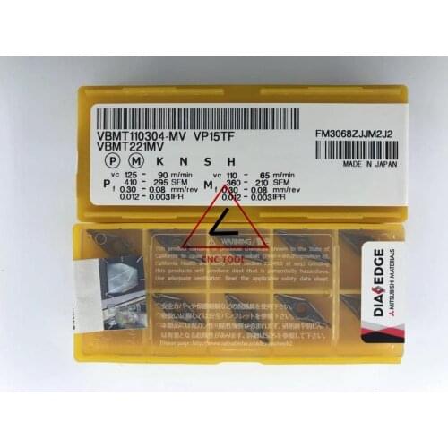 VBMT 110304 MV VP15TF 10pcs original Mitsubishi turning insert DIAEDGE
