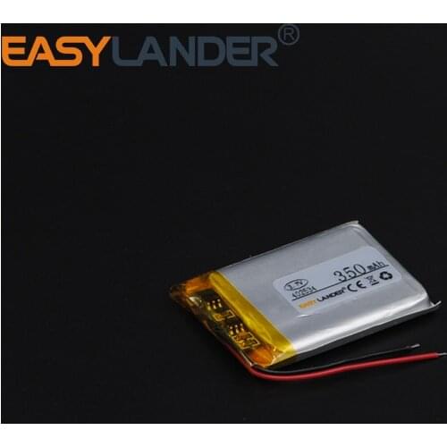 3.7V 350mAh 402534 Polymer Li-ion Battery For bluetooth headset Bracelet Wrist Watch pen GPS PSP PDA MP3/MP4 MP5