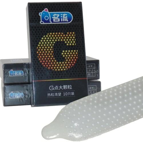 30 Pieces/Pack High-Quality Natural Latex Big Particle Condom Sex Products Make Female Faster Reach Orgasm