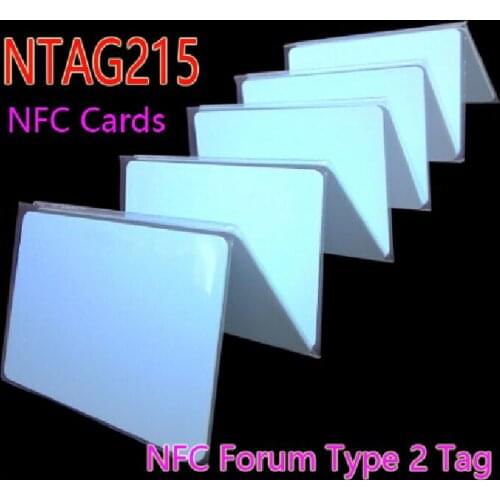 50pcs/Lot NTAG215 NFC Card NFC Forum Type 2 Tag ISO/IEC 14443 A for All NFC Mobile Phone