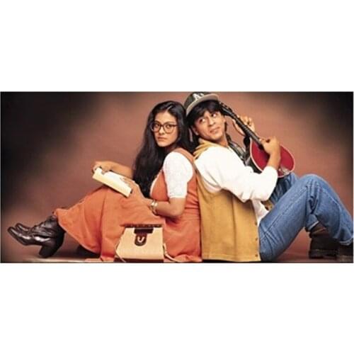 5D DIY Full Round Diamond Painting Dilwale Dulhania Le Jayenge Movie Poster Embroidery Cross Stitch Mosaic Home Decor Art Y1470