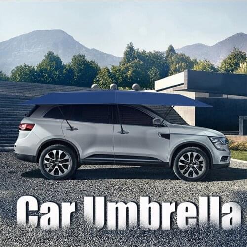 450x230cm Automatic car umbrella with Remote Control Automatic car awning tent sun shelter for car outdoor tent