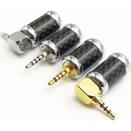 2.5MM 4pole balance plug Pure copper rhodium plated/gold plated non-destructive transmission 1pcs