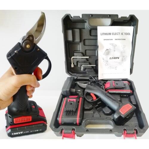 Cordless Pruner Lithium-ion Pruning Shear Efficient Electric Scissors Bonsai Electric Tree Branches garden tools