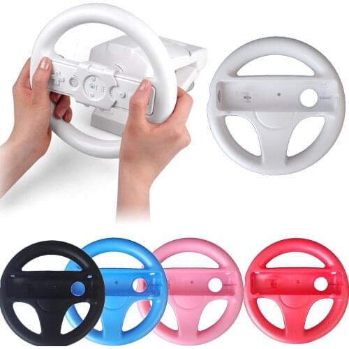 Racing Game Round Steering Wheel Remote Controller for Nintendo Wii Kart Remote Controller