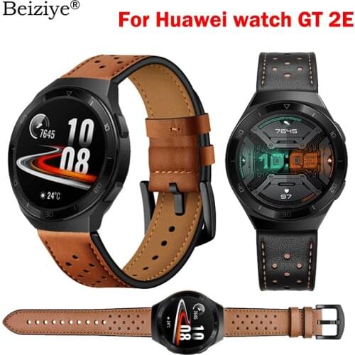 Leather Watchband Strap For Huawei Watch gt 2e Band Smart Watch Bracelet for huawei gt 2e Sport Fashion Replacement Wristband