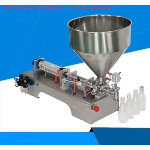 Pneumatic Paste Filling Machine Automatic Quantitative Single-head Piston Filler Liquid Horizontal Machine 5-100ml G1WY