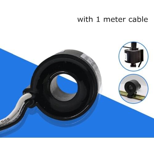 Din Rail Mount Three-phase AC miniature current transformer 30/5 50/5 100/5 200/5A 0.5 class outdoor waterproof