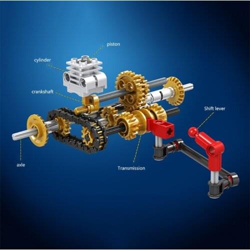 High-drilled Education Assembly Karting Kits, 371Pcs Construction Particles Set for Karting Lovers