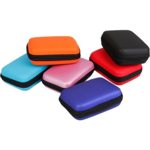 New 2.5" R Pouch Earphone Bag For Hard Disk Hdd Bag For External 2.5 Inch Hard Drive/Earphone/U Disk Hard Disk Drive Case Black
