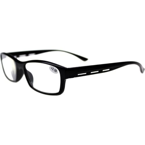 Ladies Presbyopic Eyewear Unisex Plastic Material Full Frame Black Men Women Reading Glasses Mirror R001