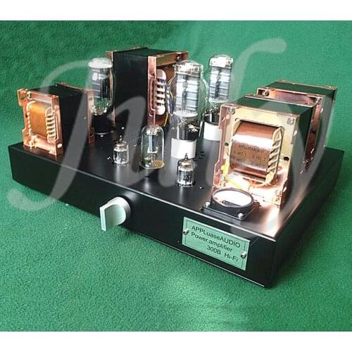 8W + 8W Audio Note Kit1 Reprint 300B Single-Ended Tube Amplifier, Input impedance: 100K Output Impedance: 0-4-8Ω