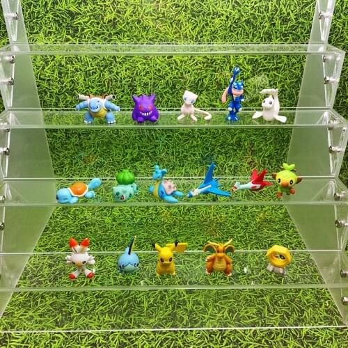 Original T-ARTS Pokemon 3.5cm PVC Candy Toys Mew Blastoise Squirtle Bulbasaur Grookey Action Figure Model Toys Gift for Children