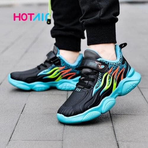 Autumn Winter Kids Sneakers Boys Wear-Resistant Children Casual Shoes For Boys Girls Leather Lightweight Anti-Slippery Fashion