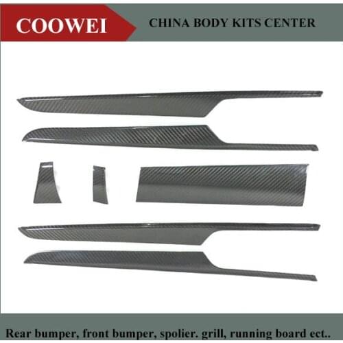 Carbon fiber car auto inner moulding trim decoration for Porsche Macan left driving 2014-2015