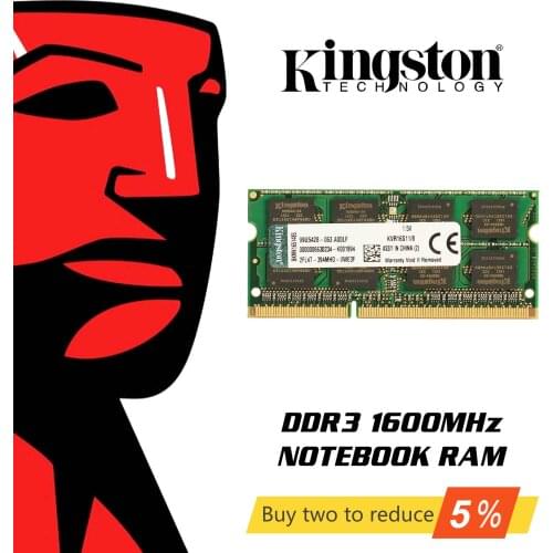 Kingston RAMS Laptop memory DDR3 1600MHZ 1.35V 4GB/8GB