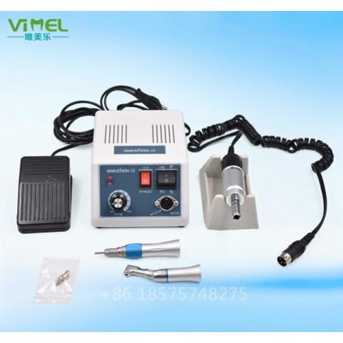Dental E Type Polishing Micro Motor Marathon Micromotor 35000 RPM with Straight handpiece contra angle