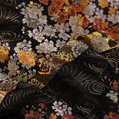Japan Style Cherry Printed Fabric Quilting Material Sewing Fabric For DIY Handicraft Needlework Accessories