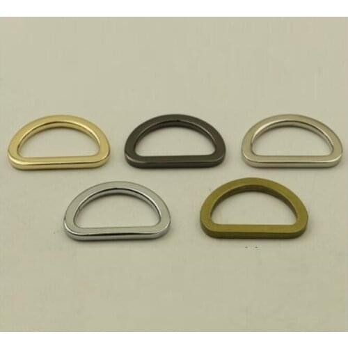 20 pieces/lot) factory wholesale bag handbag inner diameter 2.5cmD shape bag belt link adjustment button metal accessories