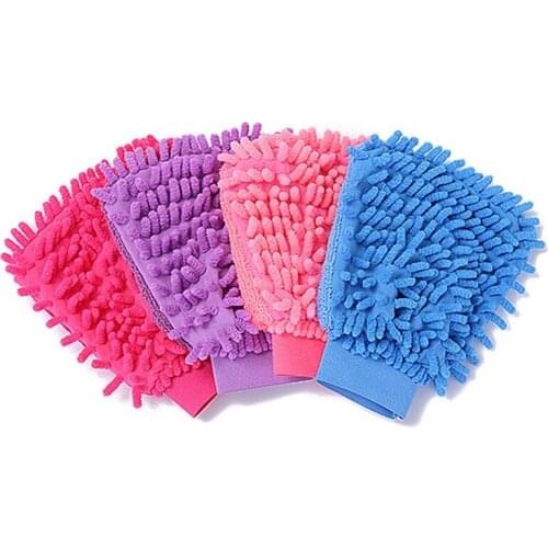 Car Motorcycle Washer Car Cleaning Glove Auto Plush Vehicle Wash Mitten Cloth Cleaning Polishing