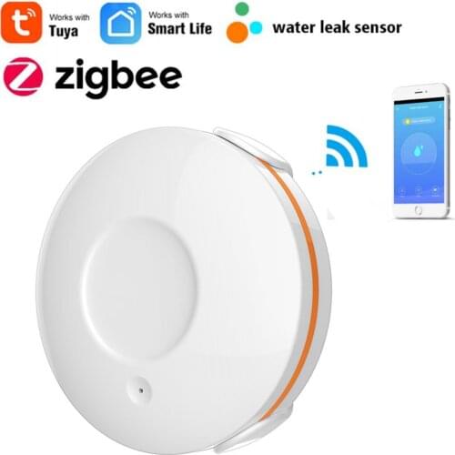 Tuya ZigBee 3.0 Smart Water Sensor Wireless Flood Sensor Smart Water Level Sensor Home Alarm System For Zigbee Smart Life App