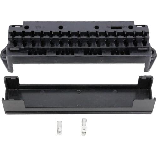 15 Way Auto fuse box assembly With terminals and 4PCS Relay seats Dustproof fuse box fuse box mounting fuse box