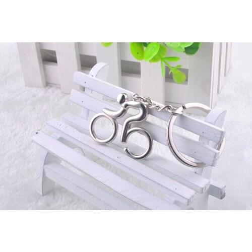 Sporty Man Road Bicycle Figure Keychain Keyring Trinket Souvenirs Creative For Bike Cycling Lover Biker
