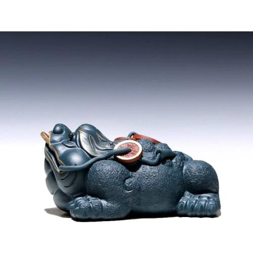 】 yixing undressed ore violet arenaceous household chlorite tea tea tea play ink furnishing articles pet paint spittor