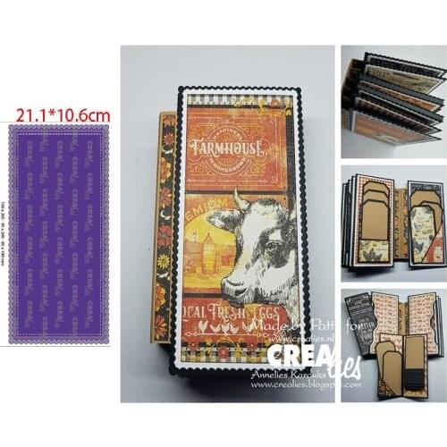 Old Sirius Classic rectangular Metal cutting dies cut die mold card Scrapbook paper craft knife mould blade punch stencils die