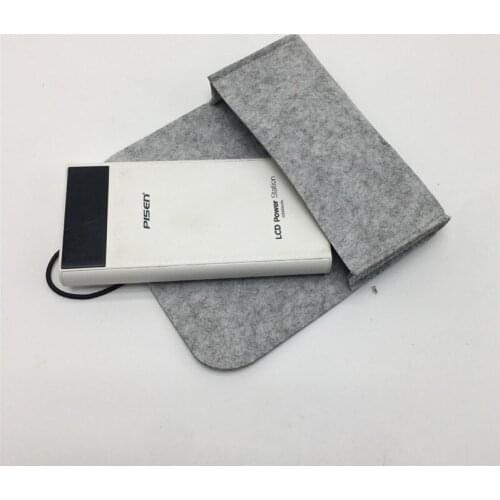 Creative Multifunctional Felt Storage Bag Mini Data Cable Mouse Charger Organizer Key Coin Felt Earphone Card Power Storage Bags