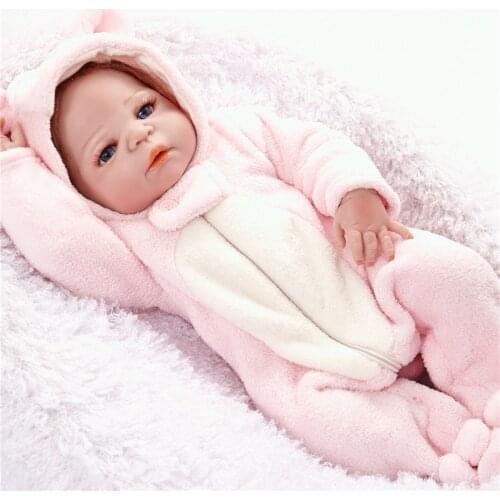 Realistic Handmade Newborn Doll 58CM 23 Inches Reborn Baby Doll Baby Boy Adorable Lifelike Toddler Doll Toys For Children Gifts