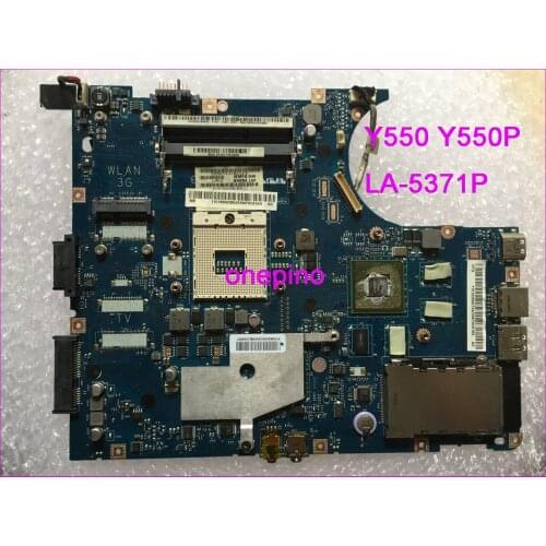 LA-5371P MAIN BOARD For Lenovo IdeaPad Y550 Y550P Laptop Motherboard NIWBA HM55 DDR3 GT240M 1G tested