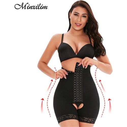 Minxilim Body Shaper Slimming Underwear Lingerie Sexy Belly Slimming Shapewear Women Plus Size 6XL Panties High Waist 2020 New