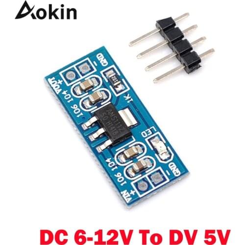 Ams1117 Dc 6v - 12v To 5v Power Supply Module Ams1117 Dc 5 V Power Module Ams1117-5v
