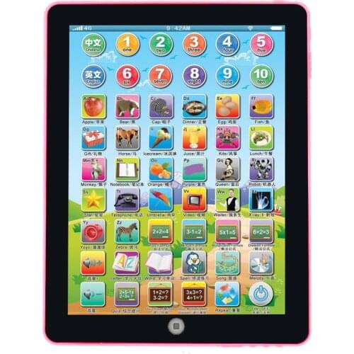 Child Kids Computer Tablet Chinese English Learning Study Machine Toy Education Baby Children Toys Gift For Kids Funny Oyuncak