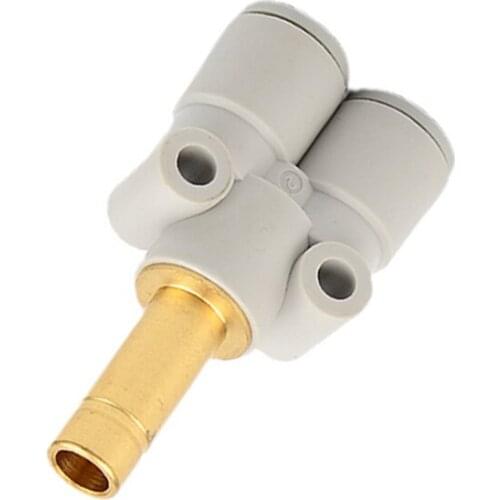 Applicable Tubing: Metric Size, Connection Thread: M, R, Rc Different Diameter Plug-in “Y” KQ2X04-06 06-08 08-10 10-12A