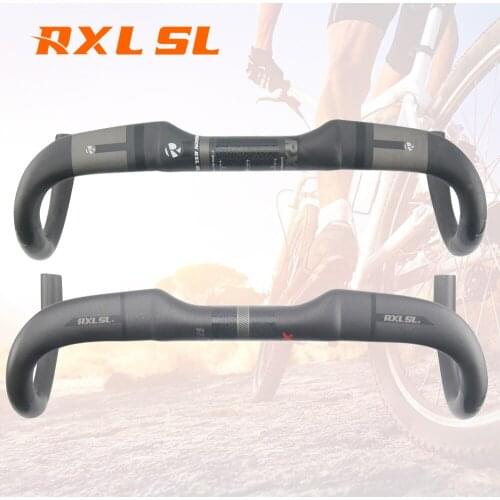Bike Handlebar 31.8mm RXL SL Bicycle Handlebar UD Matt Carbon Handlebar Road Bike 400/420/440mm Carbon Handlebars