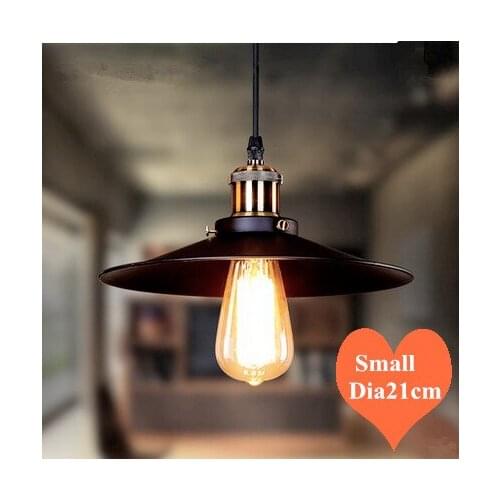 Modern creative pendant lights industrial hang lamps lustres de sala iron small E27 LED light for porch&bar&dining room CYDD009A