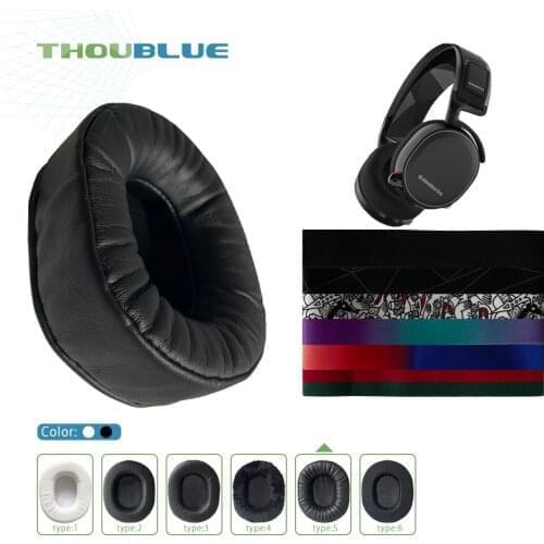 THOUBLUE Replacement Ear Pad For SteelSeries Arctis 7 7p 9 9X PRO PRO+ Earphone Memory Foam Cover Earpads Headphone