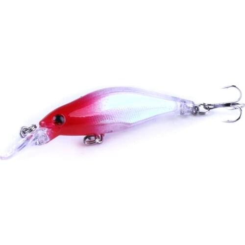 1pcs 8cm 6.2g New Minnow Fishing Lure Fishing Wobblers Crankbait Isca Artificial Fishing Tackle Swimbait Laser Hard Bait