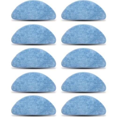 10Pcs Mop Cloth Replacement for Neatsvor X500 Robot Vacuum Cleaner Accessories