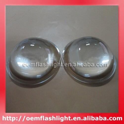 65mm Optical Glass LED Lamp Lens - 1pc