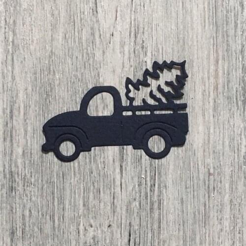 ArtScrap car with Christmas tree Cutting Dies Stencils For Scrapbooking Decorative Craft Embossing Die Cuts | Art: 296