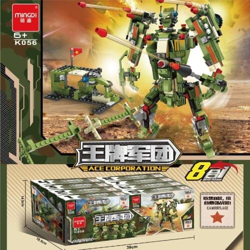 Military Fire Fighting Childrens Puzzle Assembled Building Block Toy Figures Accessory Model boy building blocks educational