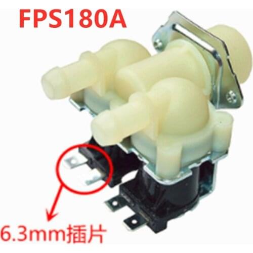 AC220V general washing machine double inlet water valve home electrical appliance workmanship washer replacement parts FPS180A