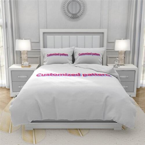 Customized Duvet Cover Set Twin Queen King Size Bed Linen Set Quilt Cover Pillowcase Single Double Bedding Set For Kids Adults